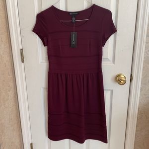 Super cute port wine color casual wear dress. Small.